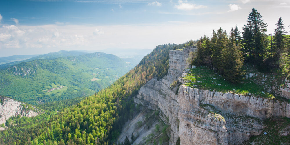 Panorama from Creux du van, Neuchatel, Switzerland